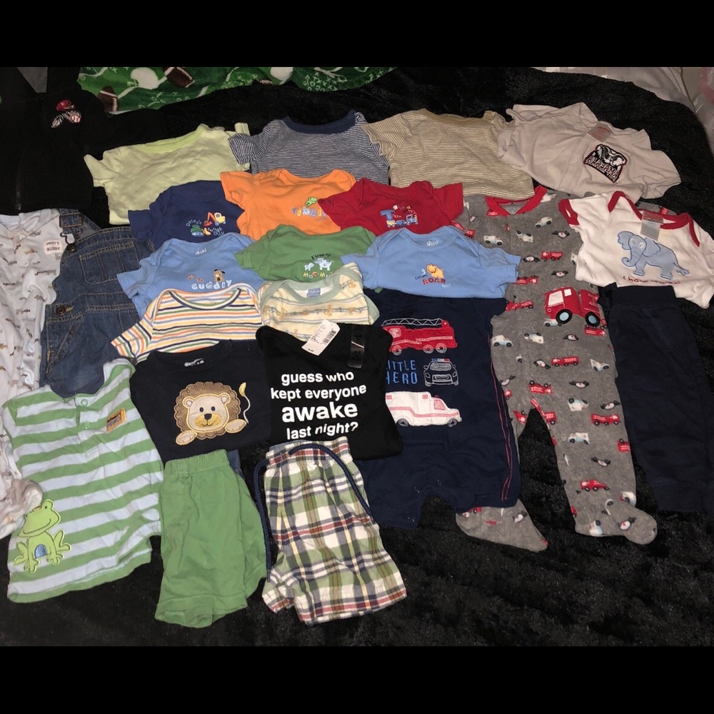 Baby boy bundle of clothes
